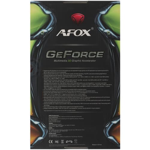 AFOX Видеокарта AFOX GeForce GTX 750 Ti [AF750TI-4096D5H5-V3], фото 8