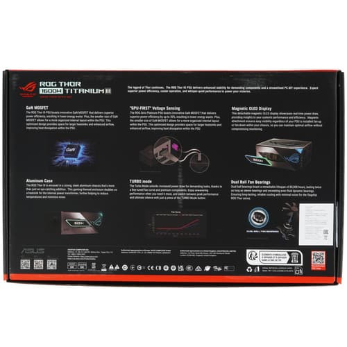 Блок питания ASUS ROG THOR 1600W Titanium III [90YE00V1-B0NA00] черный thumb 10