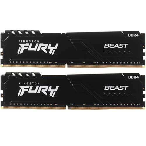 Kingston FURY Оперативная память Kingston FURY Beast Black [KF432C16BBK2/64] 64 ГБ