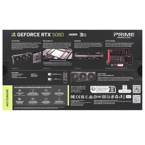 ASUS Видеокарта ASUS GeForce RTX 5080 PRIME OC Edition [PRIME-RTX5080-O16G], фото 11