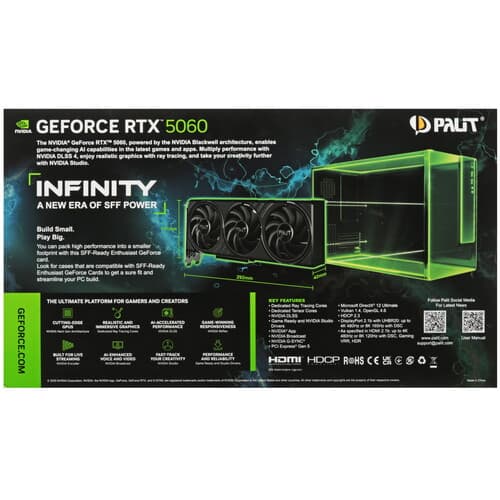 Palit Видеокарта Palit GeForce RTX 5060 Infinity 3 OC [NE75060T19P1-GB2063S], фото 9