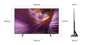Samsung 83" (214 см) Телевизор Samsung QE83S85FAEXRU черный, фото 9