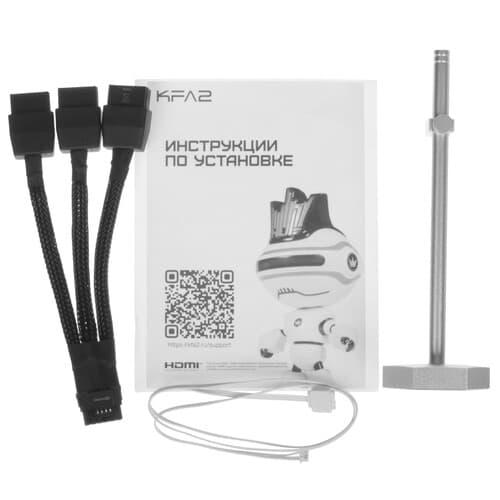 KFA2 Видеокарта KFA2 GeForce RTX 5080 ROCK(X) OC 3FAN RGB White [58NZN6MDBZWK], фото 10
