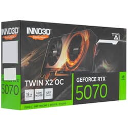 Inno3D Видеокарта Inno3D GeForce RTX 5070 TWIN X2 OC [N50702-12D7X-195064N], фото 9