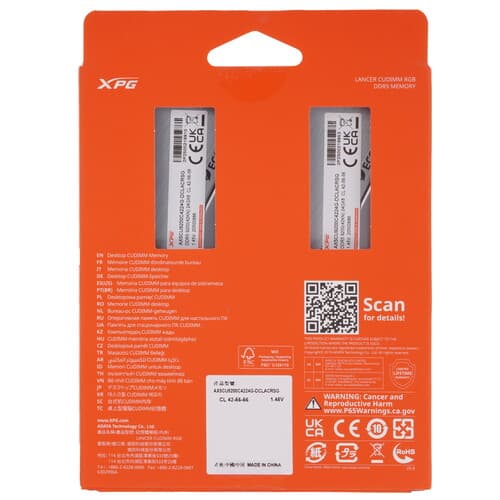 XPG (ADATA) Оперативная память ADATA XPG Lancer RGB [AX5CU9200C4224G-DCLACRSG] 48 ГБ, фото 4