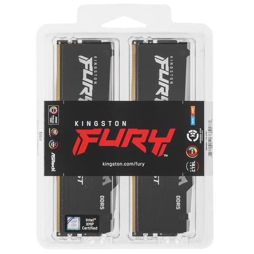 Kingston FURY Оперативная память Kingston FURY Beast Black RGB [KF560C40BBAK4-64] 64 ГБ, фото 5