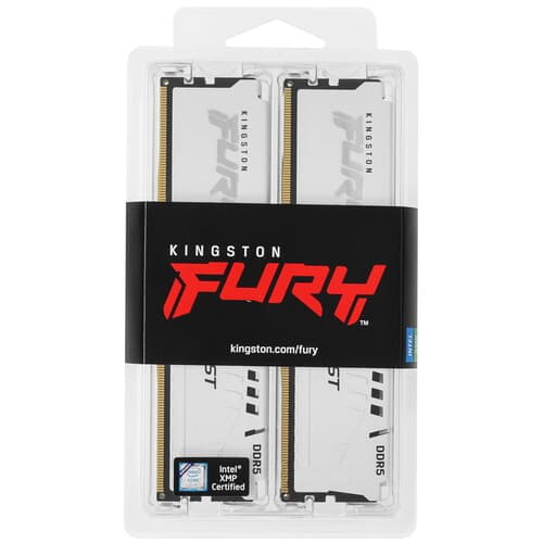 Kingston FURY Оперативная память Kingston FURY Beast White [KF560C40BWK4-64] 64 ГБ, фото 5