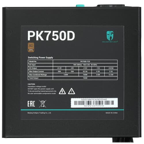 Блок питания DEEPCOOL GamerStorm PK750D [R-PK750D-FA0B-WGEU] черный thumb 4