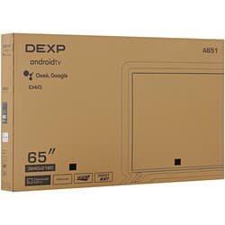 DEXP 65" (165 см) Телевизор DEXP A651 серый, фото 12