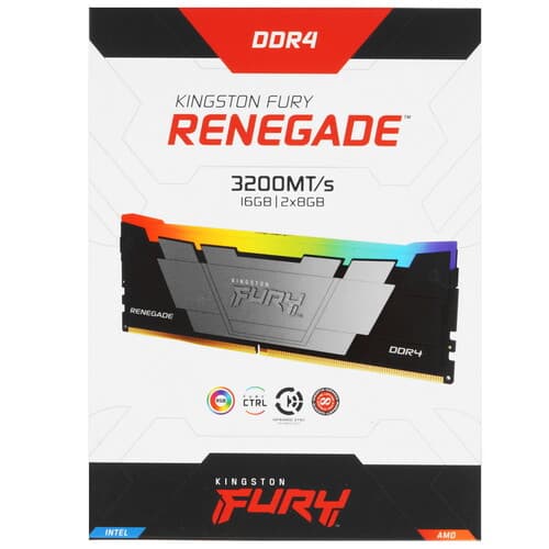 Kingston FURY Оперативная память Kingston FURY Renegade RGB [KF432C16RB2AK2/16] 16 ГБ, фото 4