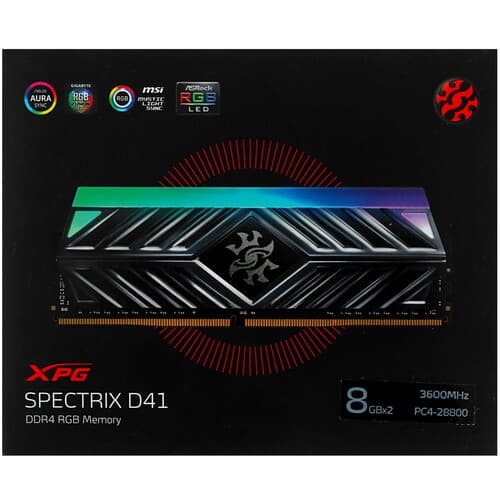 XPG (ADATA) Оперативная память ADATA XPG SPECTRIX D41 RGB [AX4U36008G18I-DT41] 16 ГБ, фото 5
