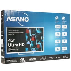 Asano 42.5" (108 см) Телевизор Asano 43LU5011T белый, фото 13