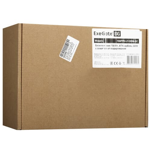 Блок питания ExeGate 700PPH-LT-S-OEM [EX282048RUS-OEM-S] черный thumb 7