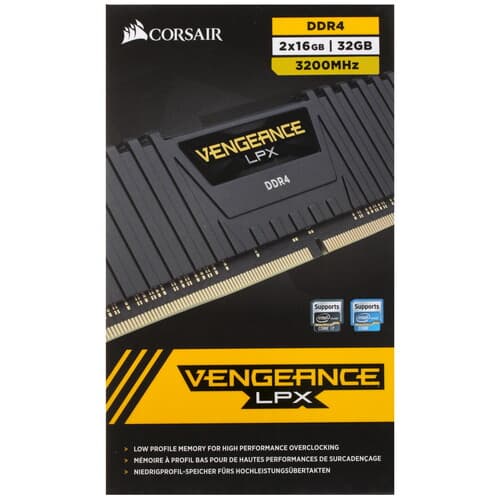 Corsair Оперативная память Corsair Vengeance LPX [CMK32GX4M2E3200C16], фото 3
