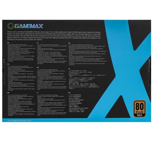 Блок питания GameMax GX-800  черный thumb 8