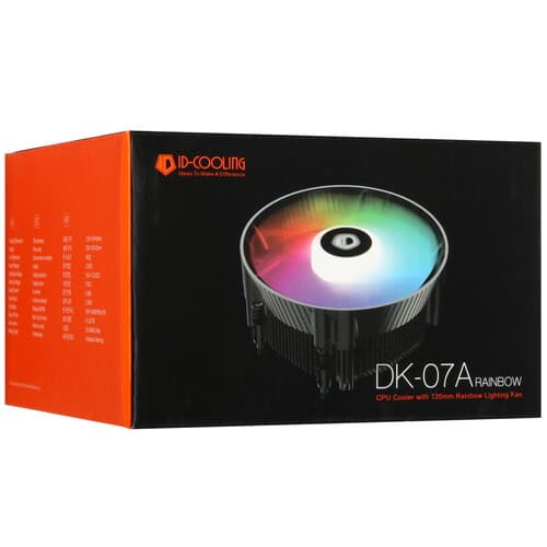 ID-Cooling Кулер для процессора ID-COOLING DK-07A RAINBOW  черный, фото 9