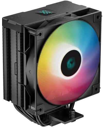 DEEPCOOL Кулер для процессора DEEPCOOL AG400 DIGITAL BK ARGB [R-AG400-BKADMN-G-1] черный