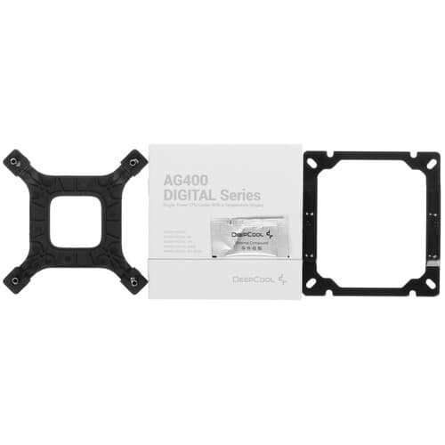 DEEPCOOL Кулер для процессора DEEPCOOL AG400 DIGITAL BK ARGB [R-AG400-BKADMN-G-1] черный, фото 10