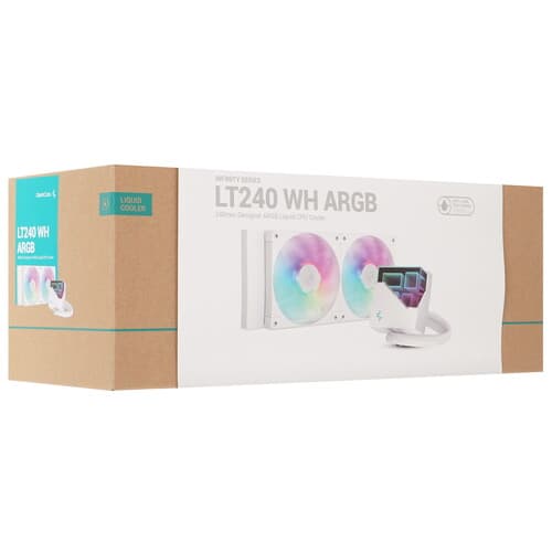 Система охлаждения DEEPCOOL LT240 WH ARGB  белая thumb 10