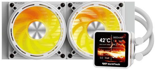 Система охлаждения DarkFlash EXPLORE DE240  белая thumb 1