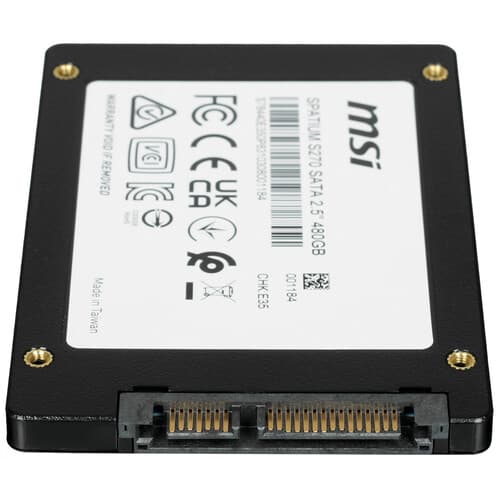 MSI 480 ГБ 2.5" SATA накопитель MSI SPATIUM S270 [S78-440E350-P83], фото 3