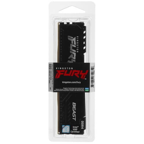 Kingston FURY Оперативная память Kingston FURY Beast Black [KF432C16BB/16] 16 ГБ, фото 3