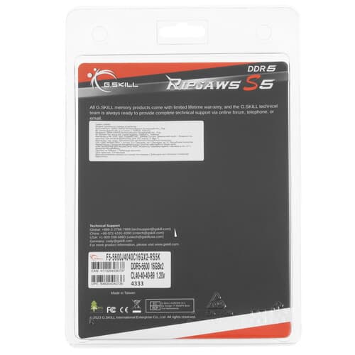 G.Skill Оперативная память G.Skill Ripjaws S5 [F5-5600J4040C16GX2-RS5K] 32 ГБ, фото 4