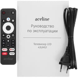 Aceline 43" (109 см) Телевизор Aceline 43UHG1 черный, фото 10