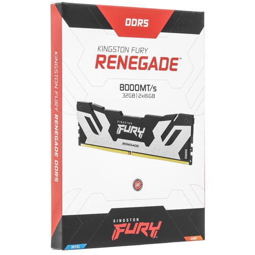 Kingston FURY Оперативная память Kingston FURY Renegade Silver [KF580C38RSK2-32] 32 ГБ, фото 5