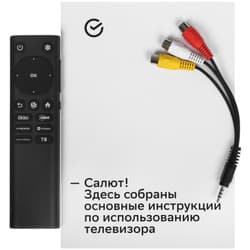 Sber 43" (109 см) Телевизор Sber SDX-43F3000DBA черный, фото 11