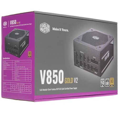 CoolerMaster Блок питания Cooler Master V850 GOLD - V2 [MPY-850V-AFBAG] черный, фото 7