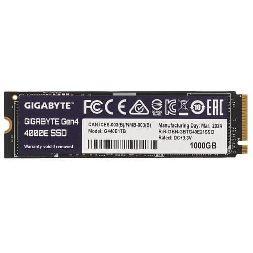 1000 ГБ M.2 NVMe накопитель GIGABYTE Gen4 4000E [G440E1TB] thumb 1