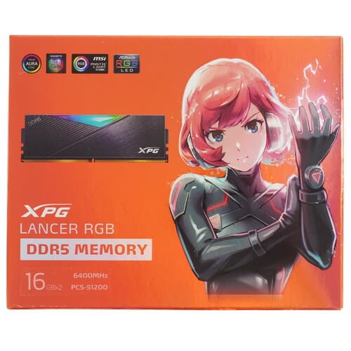 XPG (ADATA) Оперативная память ADATA XPG Lancer RGB [AX5U6400C3216G-DCLARBK] 32 ГБ, фото 5