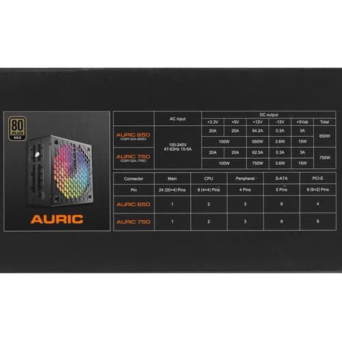 Блок питания Cougar Auric 650 [31TP065056H-01] черный thumb 10