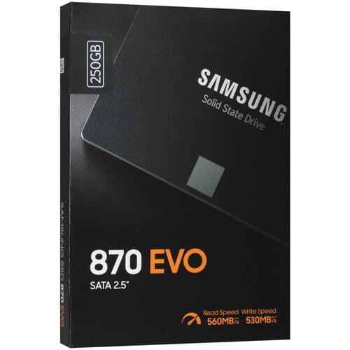 Samsung 250 ГБ 2.5" SATA накопитель Samsung 870 EVO [MZ-77E250BW], фото 6
