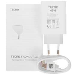 Tecno 6.78" Смартфон Tecno POVA 7 Neo 128 ГБ черный, фото 10