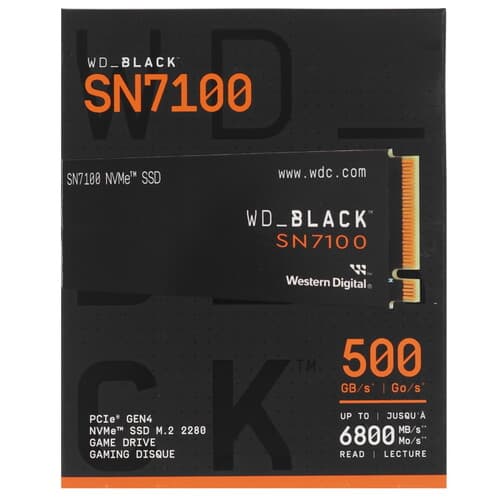 Western Digital 500 ГБ M.2 NVMe накопитель WD Black SN7100 [WDS500G4X0E], фото 5