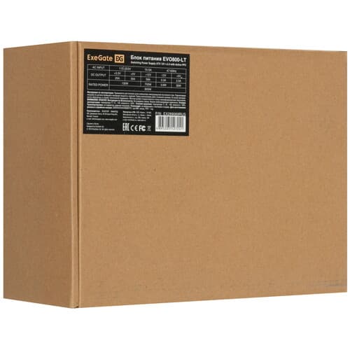 Блок питания ExeGate EVO800-LT [EX289069RUS] черный thumb 7