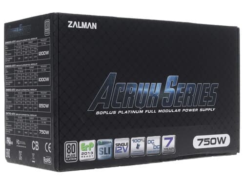 Блок питания ZALMAN ARX 750W [ZM750-ARX] черный thumb 8