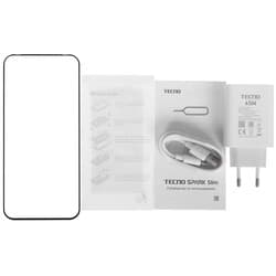 Tecno 6.78" Смартфон Tecno SPARK Slim 256 ГБ черный, фото 10