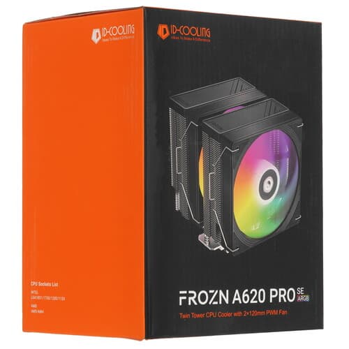 ID-Cooling Кулер для процессора ID-COOLING FROZN A620 PRO SE ARGB  черный, фото 11