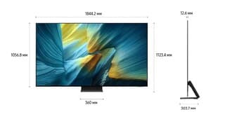 Samsung 83" (214 см) Телевизор Samsung QE83S95FAEXRU черный, фото 9