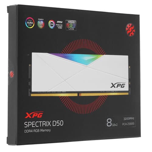 XPG (ADATA) Оперативная память ADATA XPG SPECTRIX D50 RGB [AX4U32008G16A-DW50] 16 ГБ, фото 3