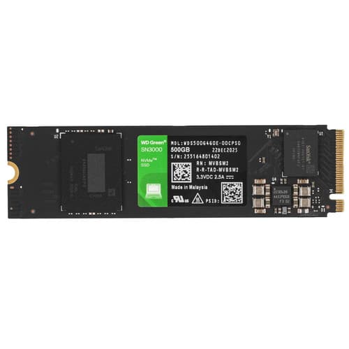 500 ГБ M.2 NVMe накопитель WD Green SN3000 [WDS500G4G0E]