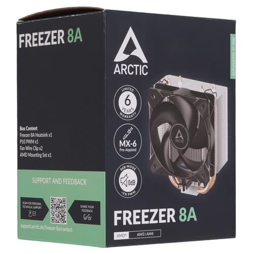 Arctic Кулер для процессора ARCTIC Freezer 8A [ACFRE00161A] черный, фото 10