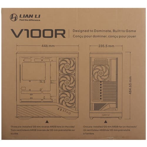 Корпус LIAN LI Vector V100R [G99.V100RX.R1] черный thumb 16