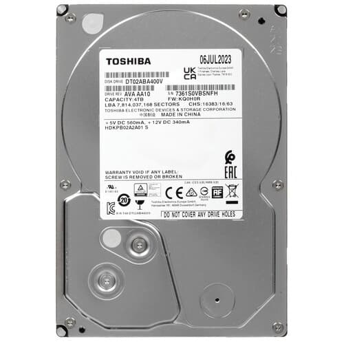 Toshiba 4 ТБ Жесткий диск Toshiba DT02-V [DT02ABA400V]