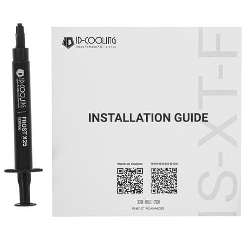 ID-Cooling Кулер для процессора ID-COOLING IS-67-XT BLACK  черный, фото 6