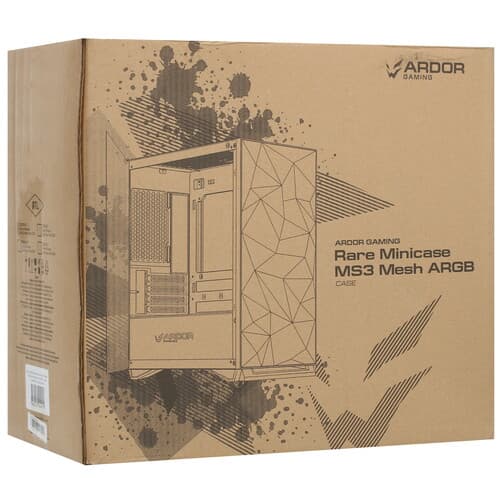 Корпус ARDOR GAMING Rare Minicase MS3 Mesh ARGB  белый thumb 15