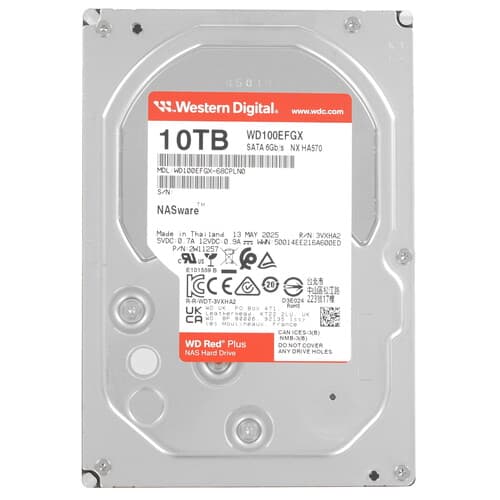 Western Digital 10 ТБ Жесткий диск WD Red Plus [WD100EFGX]